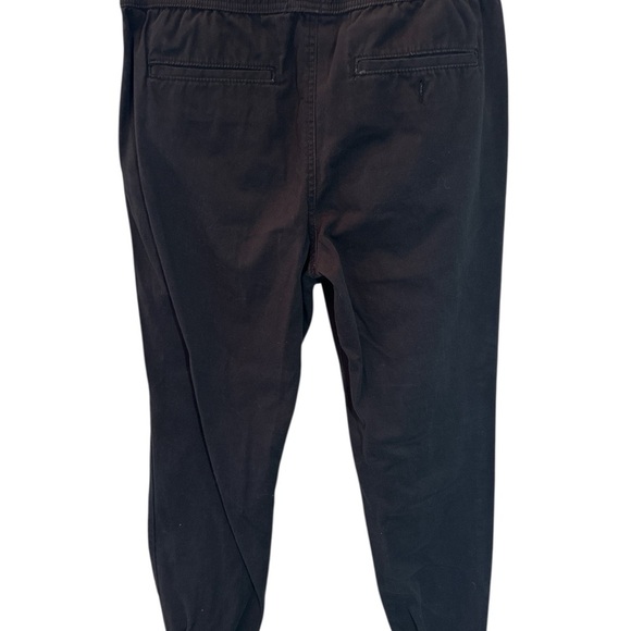 AERO Aeropostale Mens Jogger Pants Small Classic Fit Black Pkts Drawstring - Picture 2 of 7
